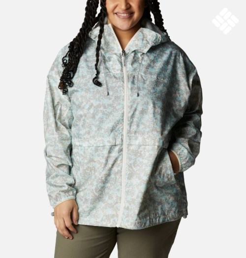 Women's Columbia Alpine Chill Windbreaker Jackets Green | Plus Size CA-DC385